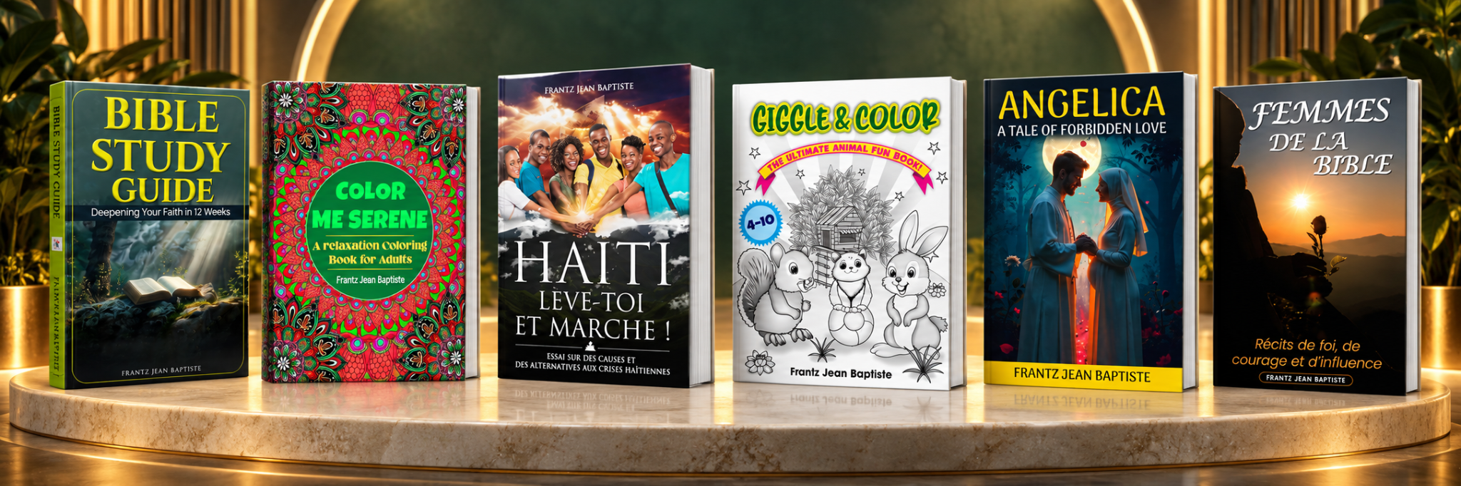 Livres de spiritualité, fiction et coloriage